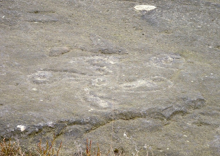 The Swastika Stone - the original carving