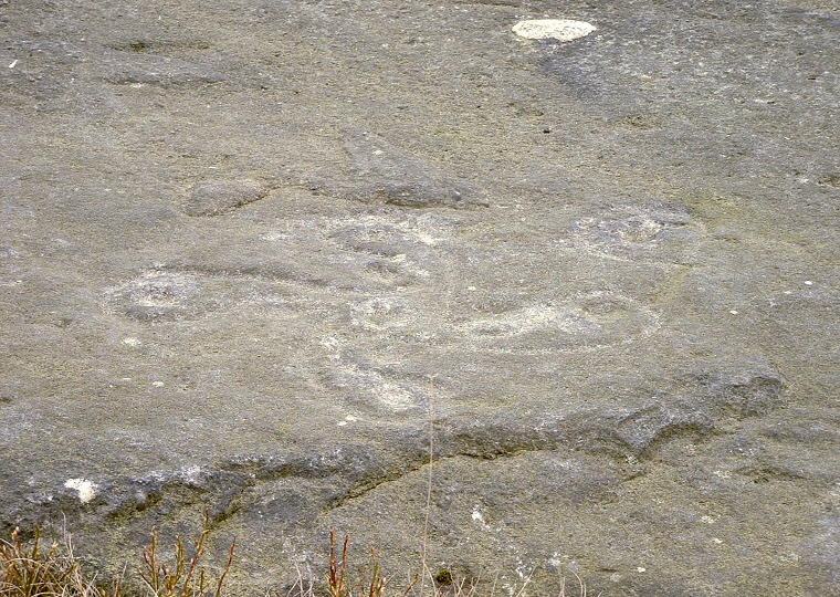 The Swastika Stone - the original carving