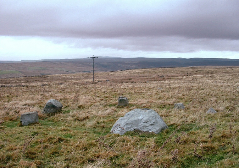 Appletreewick stone circle looking north