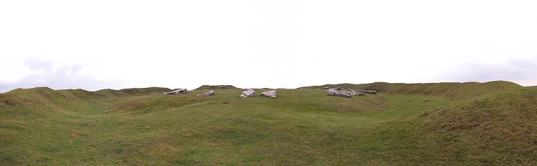 Wide angle shot through the northwest entrance