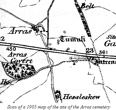 Arras 1905 map