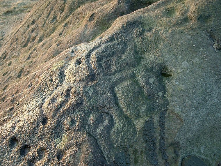 Badger Stone -  Ilkley Moor - Unfinished Swastika