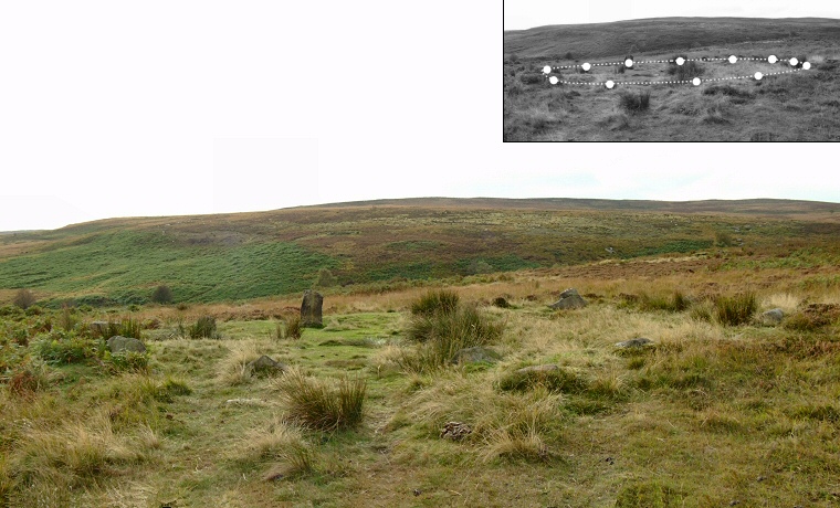 View looking over Barbrook I from slightly higher ground to the east