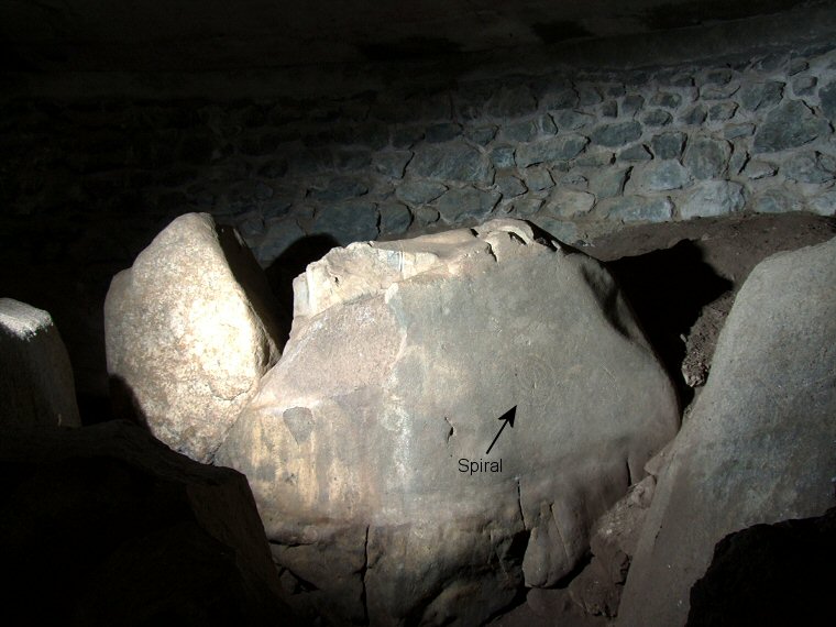 Barclodiad y Gawres - Carved Stone C13