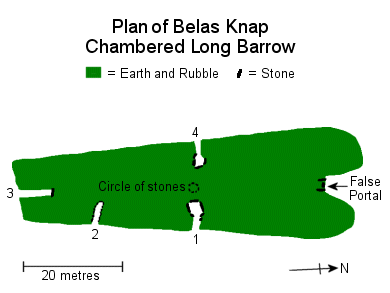 Plan Of Belas Knap