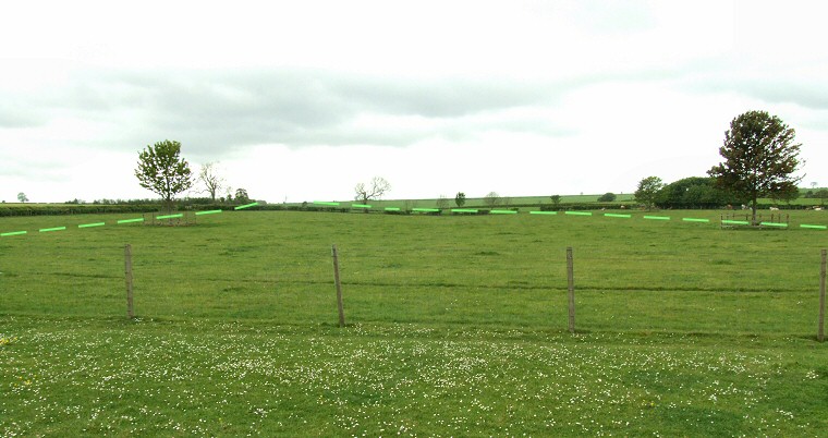 View of the course of Cursus B