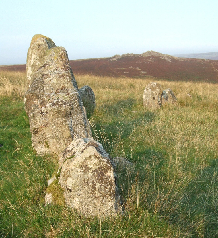 Looking east from Brisworthy Circle towards Legis Tor