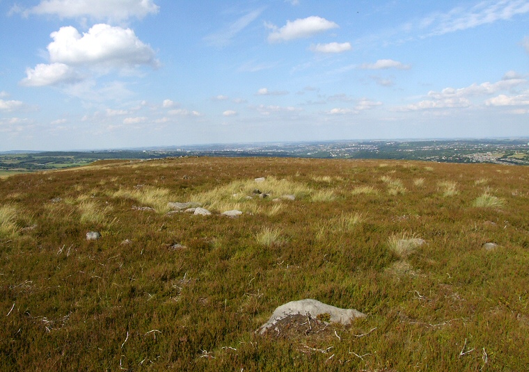 Looking northeast across Brown Edge / Totley circle