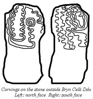 Bryn Celli Ddu carved stone