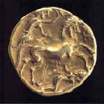 Celtic gold coin