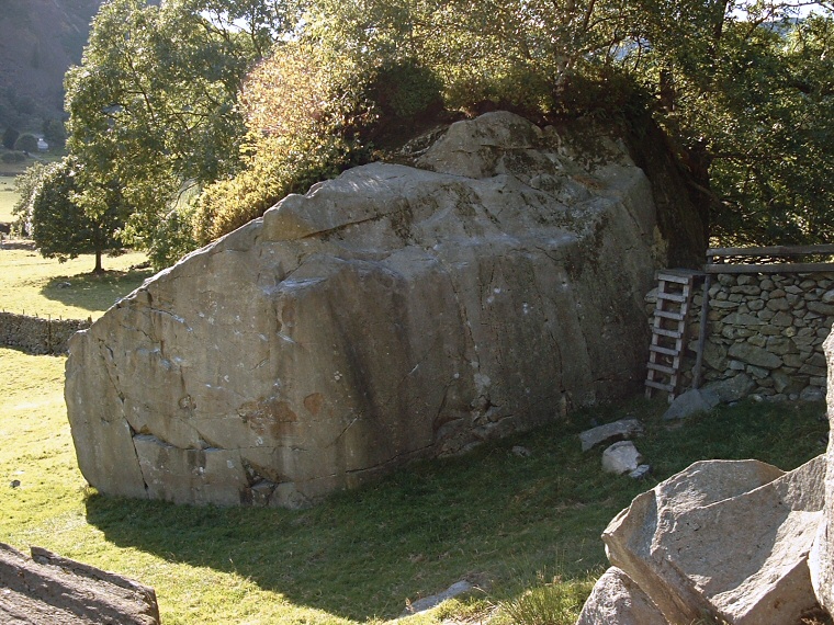 Copt Howe eastern face of the boulder
