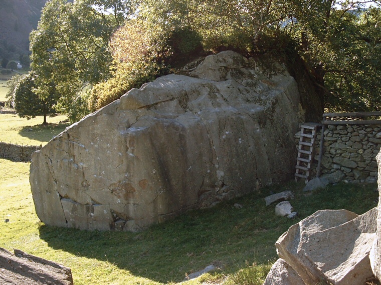 Copt Howe eastern face of the boulder