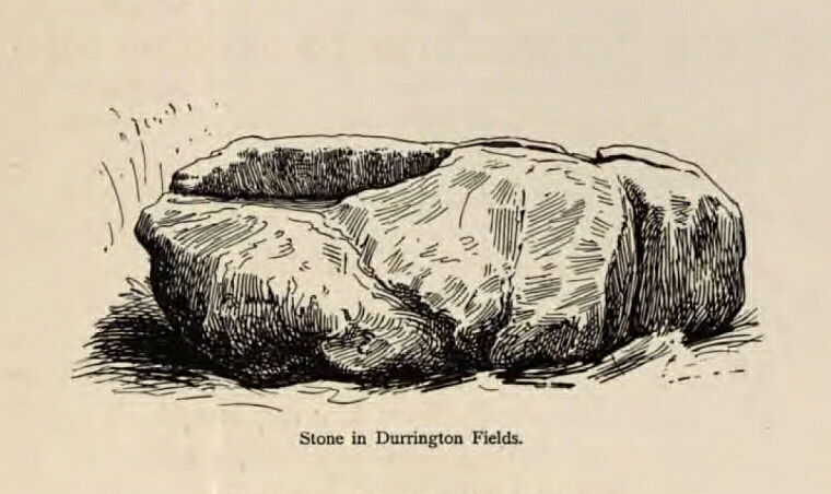 Barclay's illustration of the Cuckoo Stone from 1895