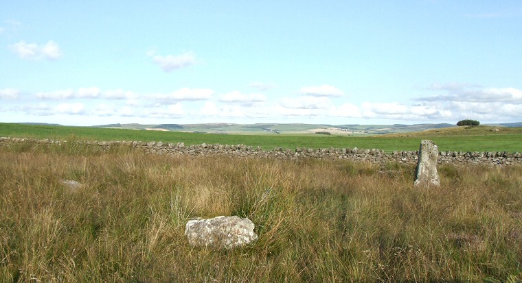 Three of the stones of Doddington Moor stone circle