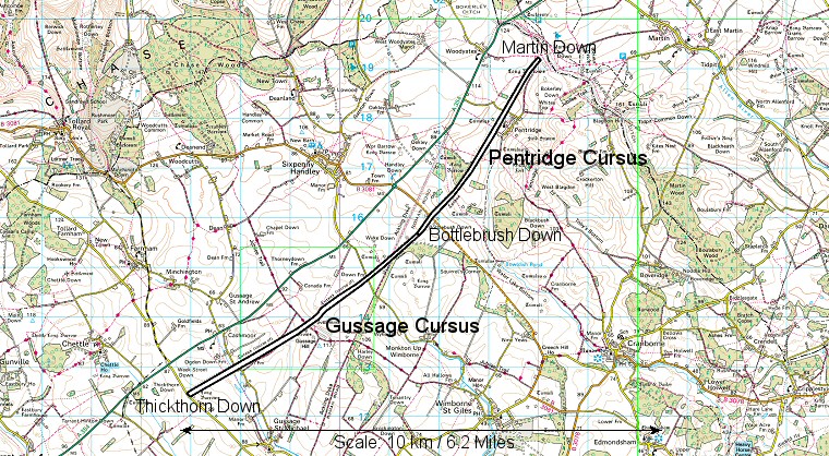 Plan of the Dorset Cursus