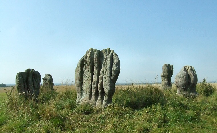 Duddo Five Stones view looking west