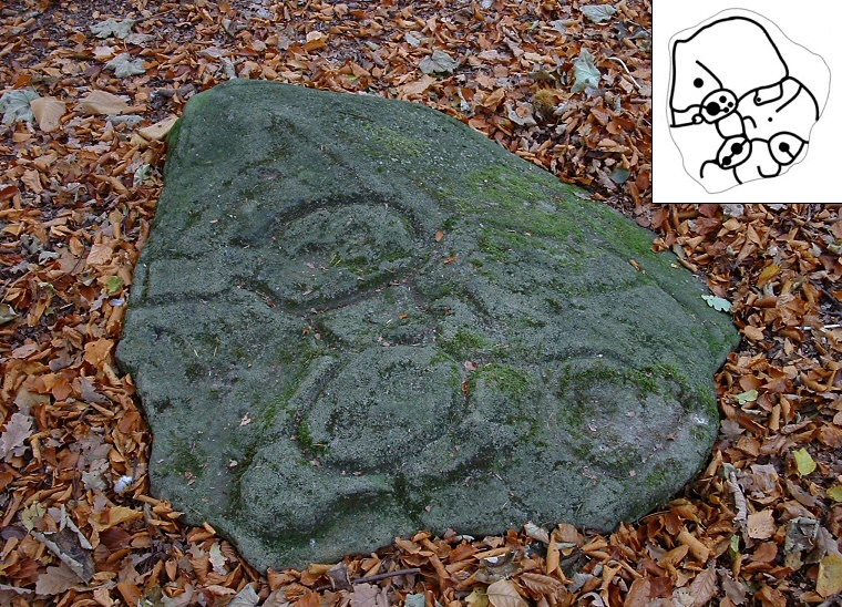 Eccelsall Wood Rock Carving