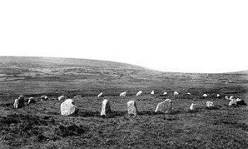 View of the circle from 1907 looking northwest