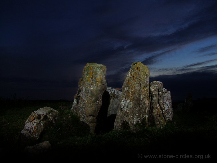 Five Wells eastern chamber by night