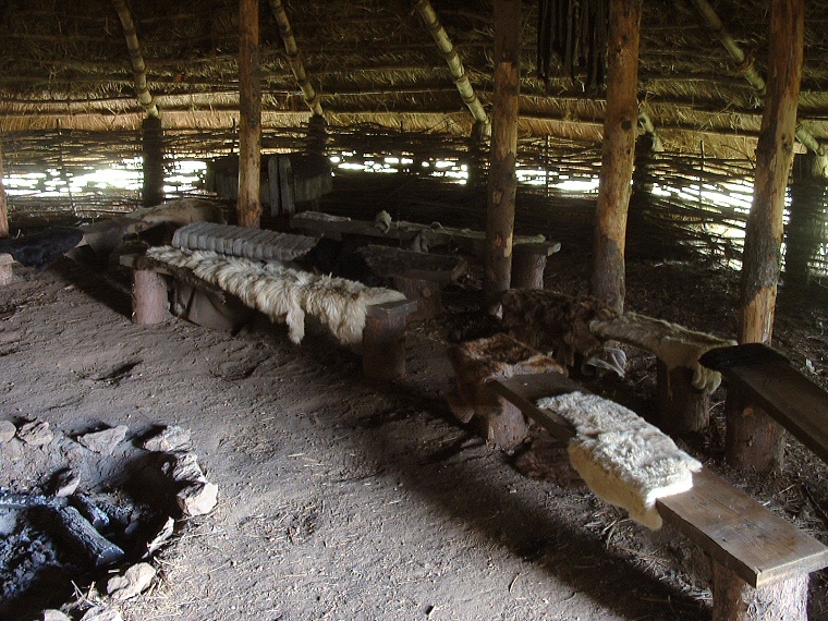 Flag Fen Iron Age Round house interior