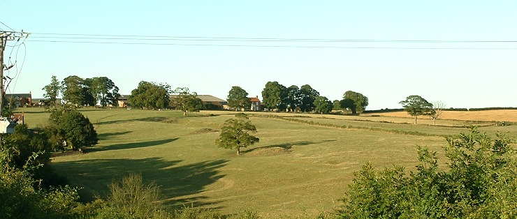 Site of Fordington Medieval Viaalge and possible round barrows