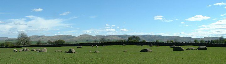 Gamelands Stone Circle - Looking South