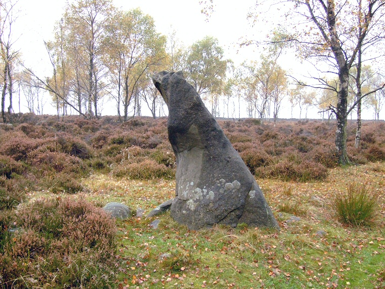 Gardom's Edge standing stone