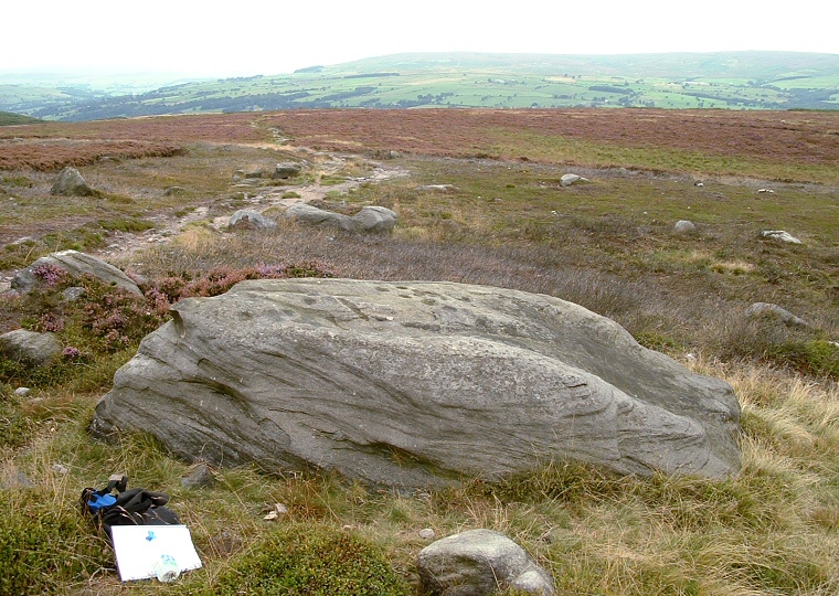 Green Crag Slack Carved Rock