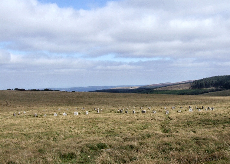 Looking east across the Grey Wethers 