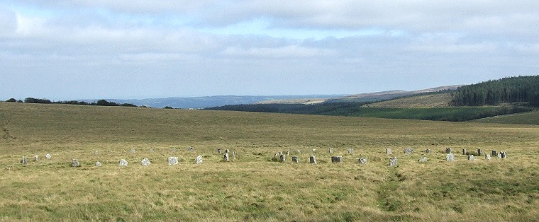 Looking east across the Grey Wethers 