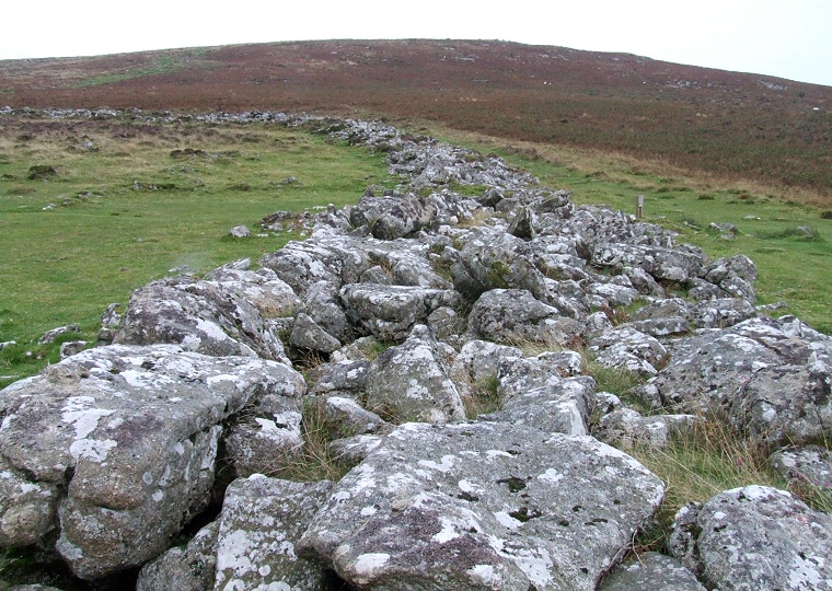 Part of Grimspound wall