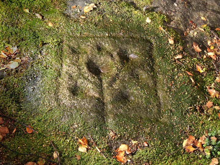 Guisecliff Wood rock carving