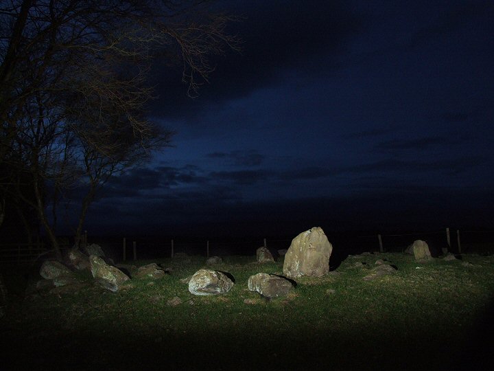 Harwood Dale circle by night