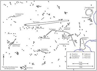 Plan of the Stonehenge area