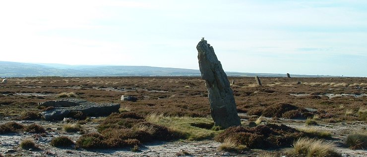 High Bridestones looking northwest