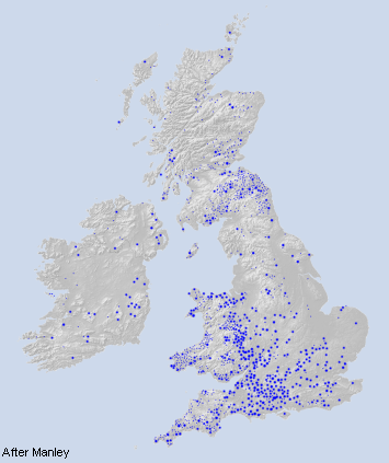 Hillforts Map