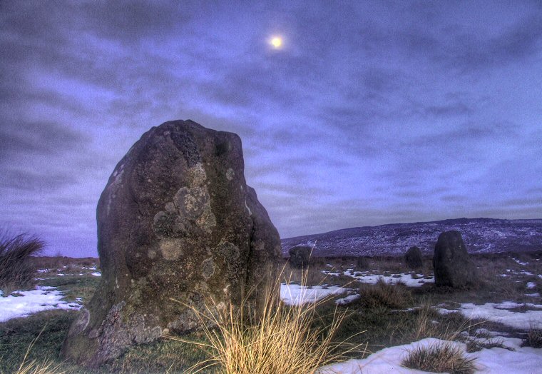 HDR image of Hordron Edge circle