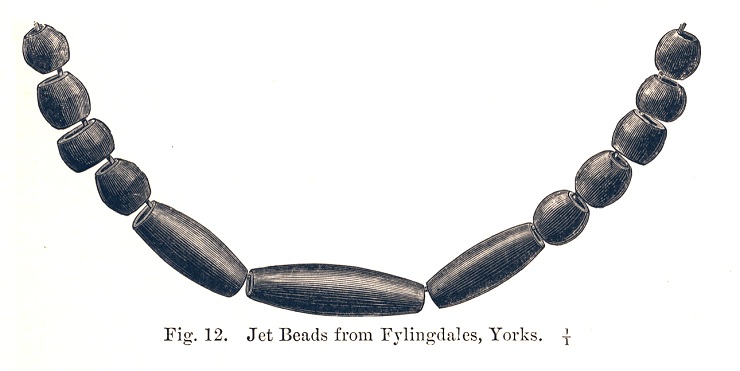 Jet beads found in one of the Howdale barrows