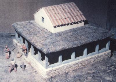 Artists impression of Jordan Hill Roman Temple