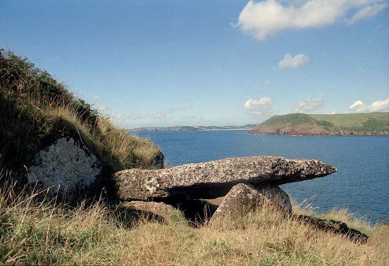 King's Quoit Looking Across Manorbier Bay