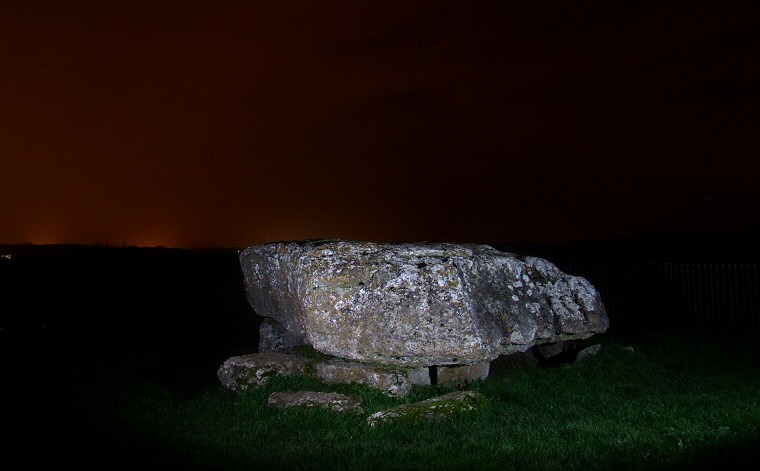 Night-time image of Lligwy