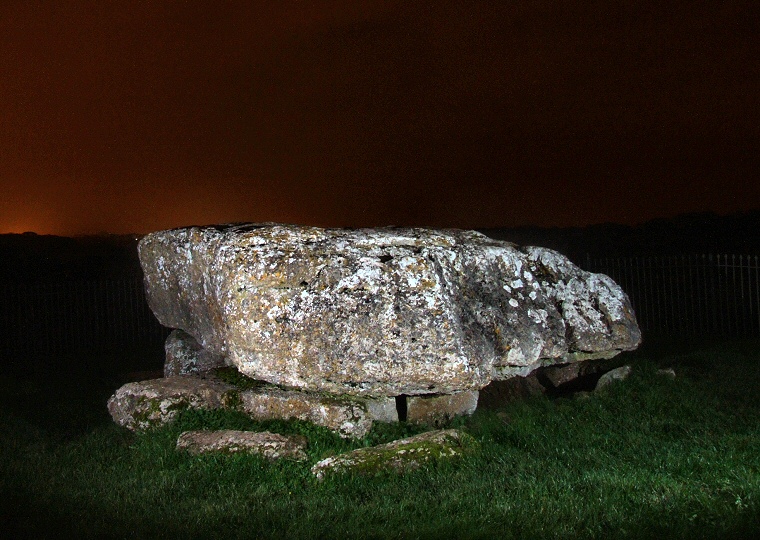 Night-time image of Lligwy