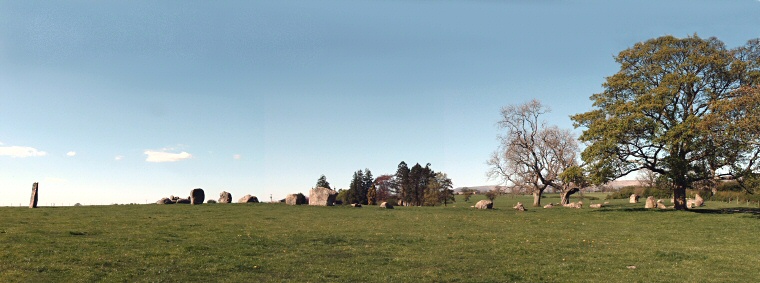 Long Meg Circle - looking northwest