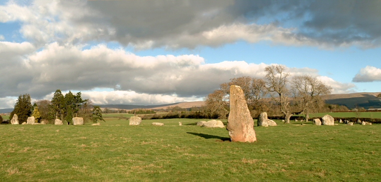 Long Meg and her Daughters looking northeast