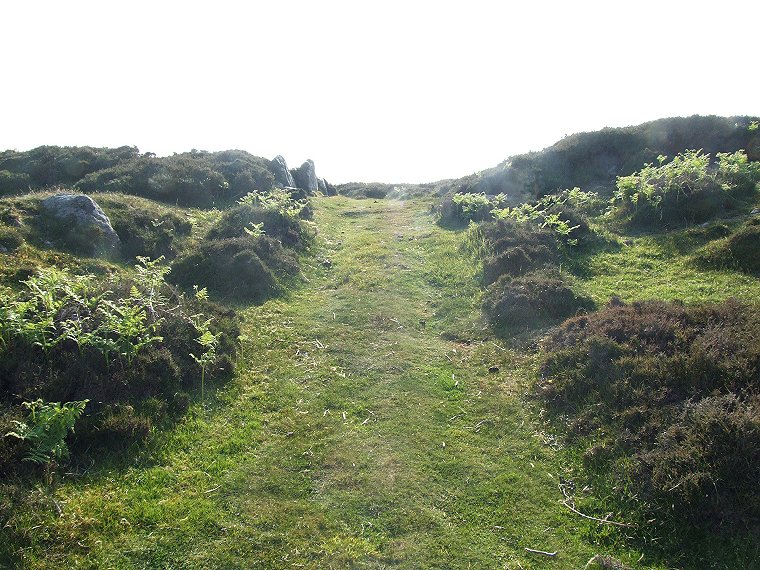 Lordenshaw Hillfort - Eastern entrance