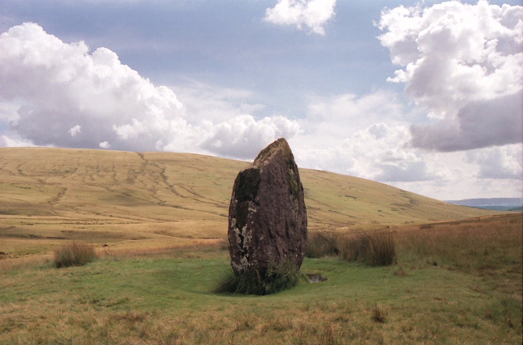 Maen Llia looking northwest