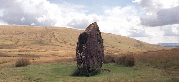 Maen Llia looking northwest