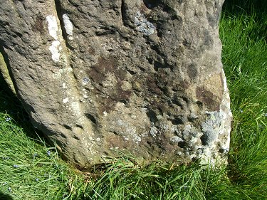 Cup marks on the western face of the Matfen Stone