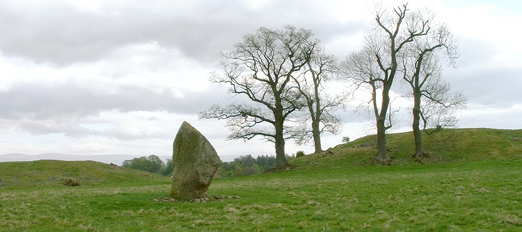 Mayburgh Henge - Standing Stone and Entrance