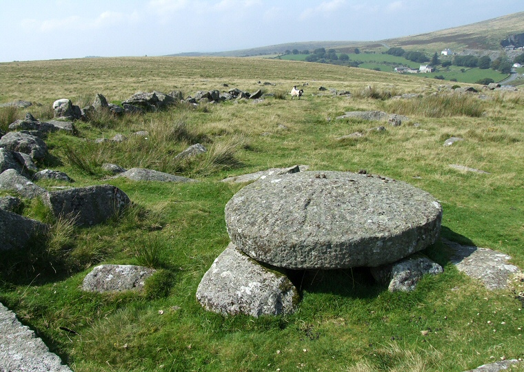 Medieval apple crusher at Merrivale